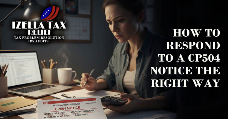 How Do I Respond to a CP504 Notice Effectively?
