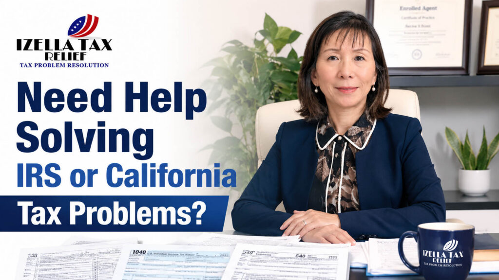 tax problem Izella is ready to help in california