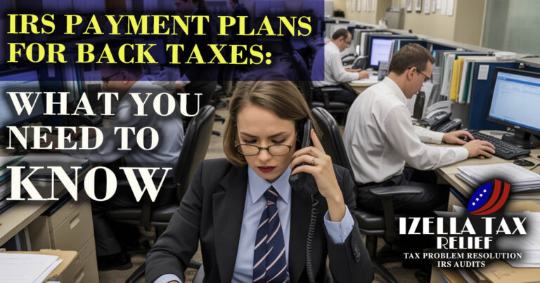 IRS Payment Plans for Back Taxes Explained