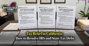 tax relief California Izella is good at it