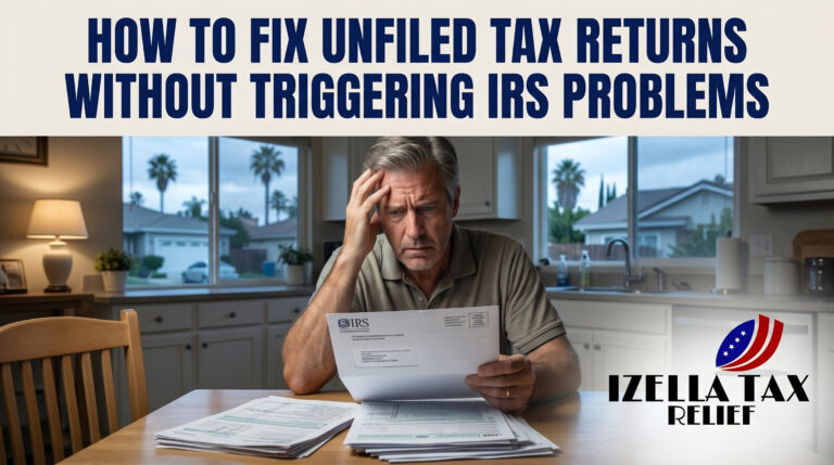 How to Fix Unfiled Tax Returns Without Triggering IRS Problems