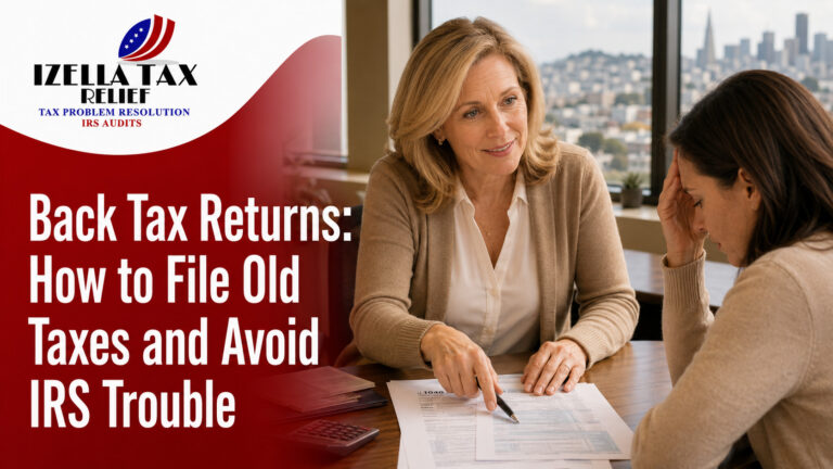 Back Tax Returns: How to File Old Taxes and Avoid IRS Trouble