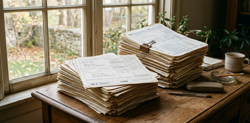 Daly City resident sorting through years of paperwork while looking into unfiled tax returns options