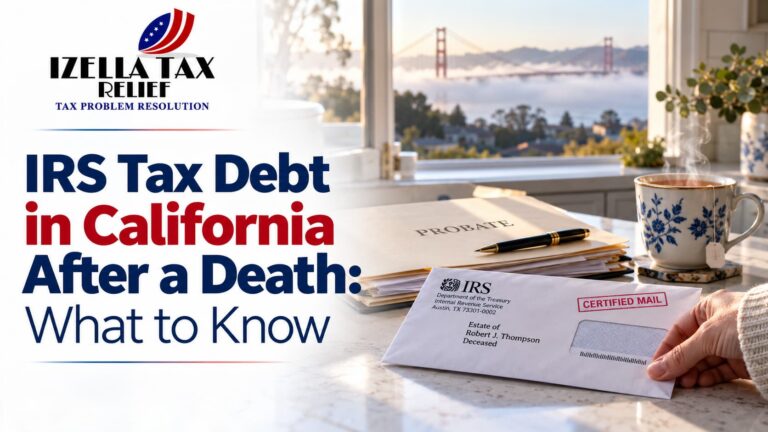 IRS Tax Debt in California After a Death: What to Know